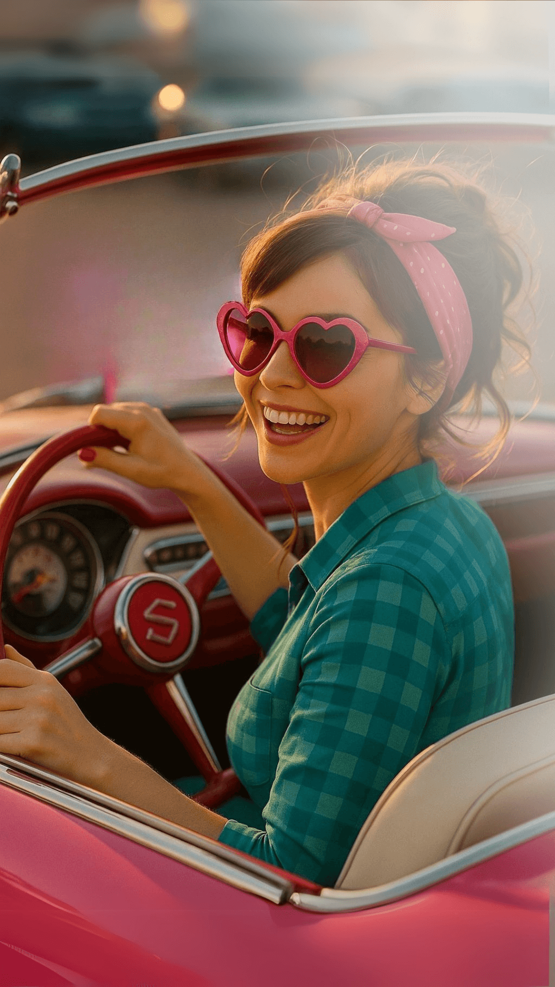 Femme au volant d'une voiture, La Simone Academy
